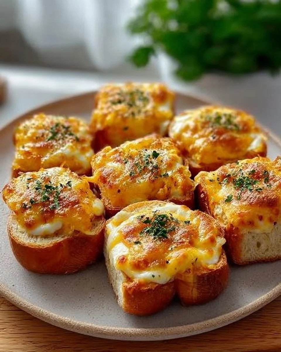 Mini grilled cheese Hawaiian rolls served on a platter.