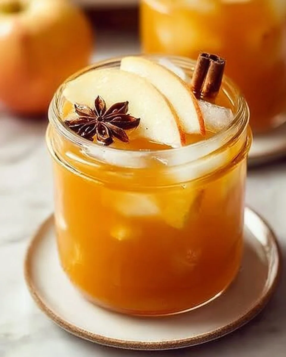Sparkling Apple Cider Punch served in a festive glass, ideal for fall parties.
