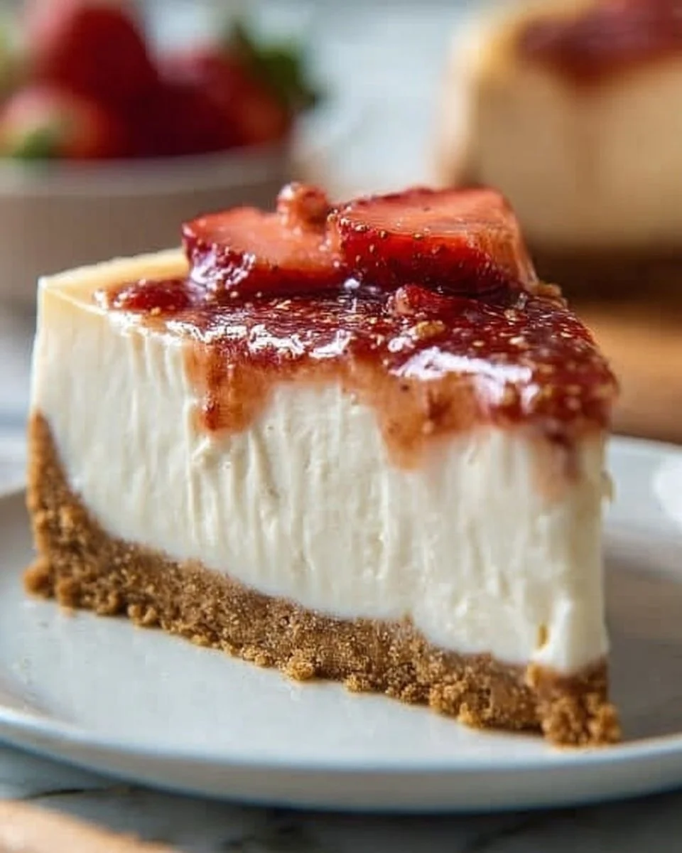 Delicious no-bake cheesecake on a plate with fresh berries