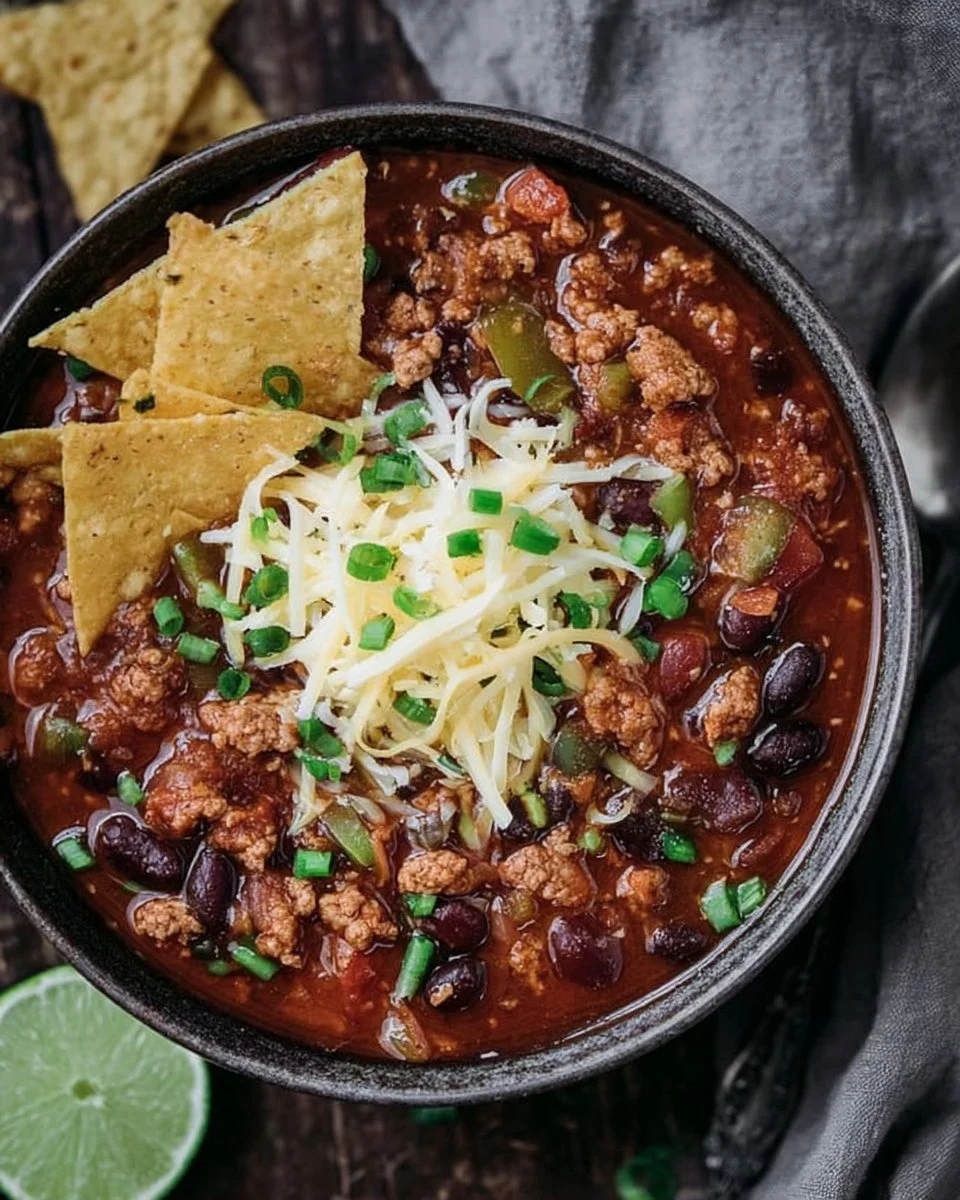 SLOW COOKER TURKEY CHILI