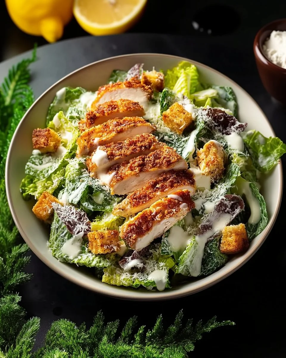 Home Page 17 Extra Crispy Chicken Caesar Salad Recipe