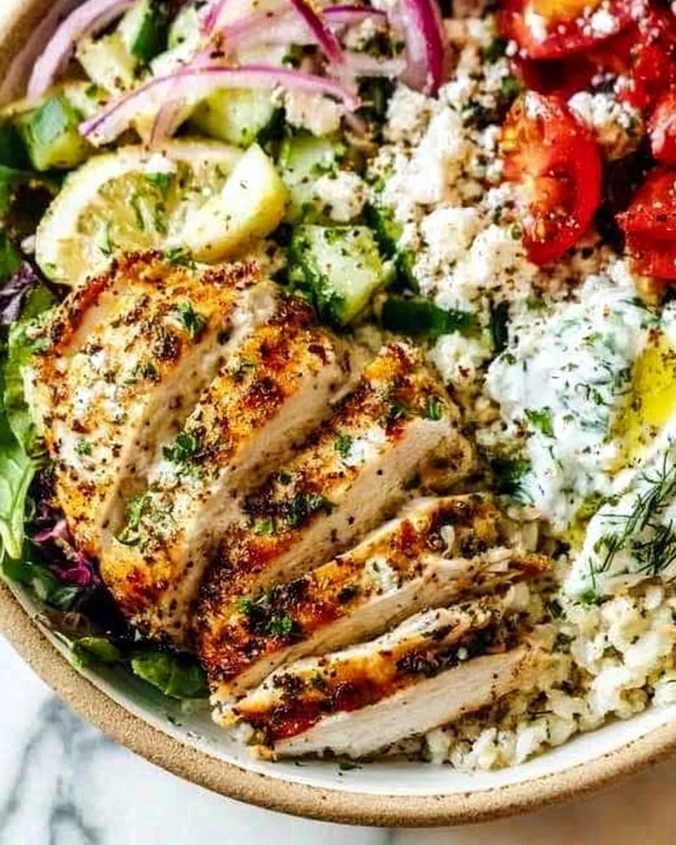 Home Page 13 Lemon Herb Greek Chicken Bowls